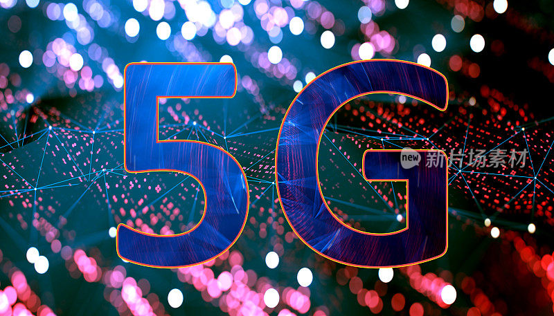 5G wifi技术数字概念